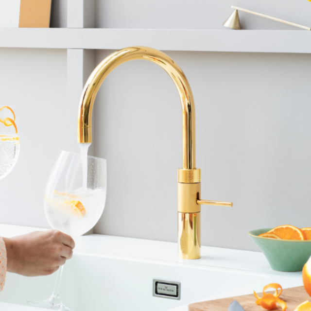 Quooker FNRGLD Tap Fusion Round gold