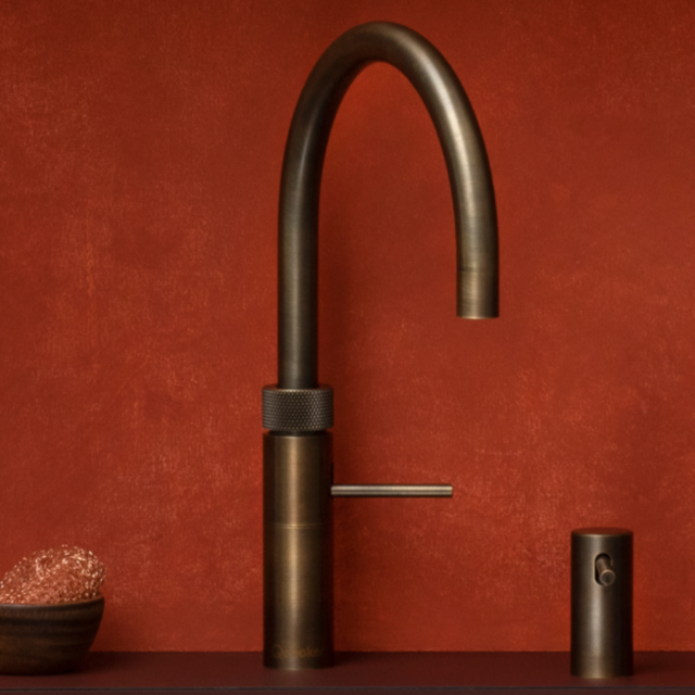 Quooker FNRPTB Tap Fusion Round patinated brass