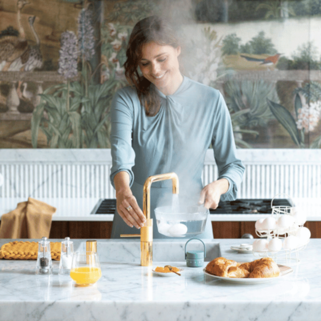 Quooker FNSGLD Tap Fusion Square gold