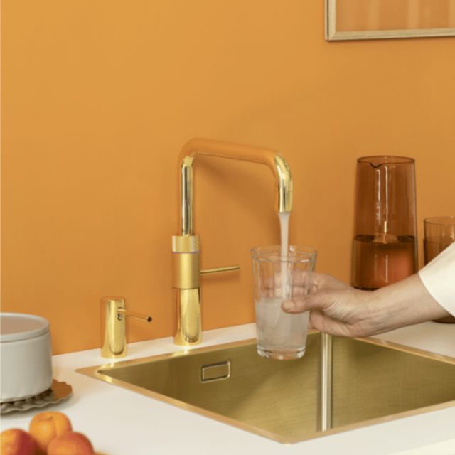 Quooker FNSGLD Tap Fusion Square gold