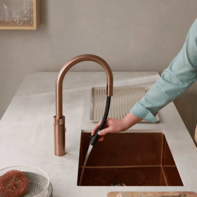 Quooker FXRRCO Tap Flex rose copper