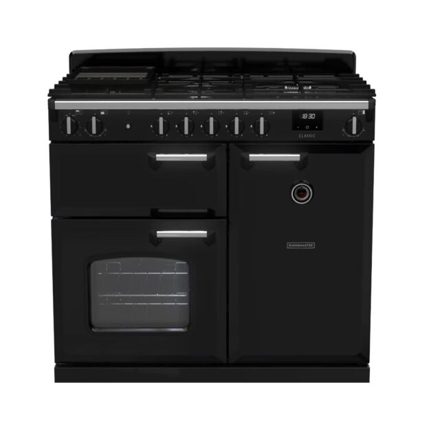 Rangemaster CL100DFPGBL/CM1 14190 CLASSIC 100 DF GLSS BLCK CM GB/IE