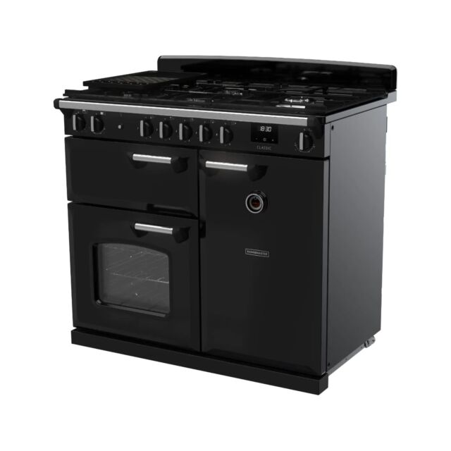 Rangemaster CL100DFPGBL/CM1 14190 CLASSIC 100 DF GLSS BLCK CM GB/IE