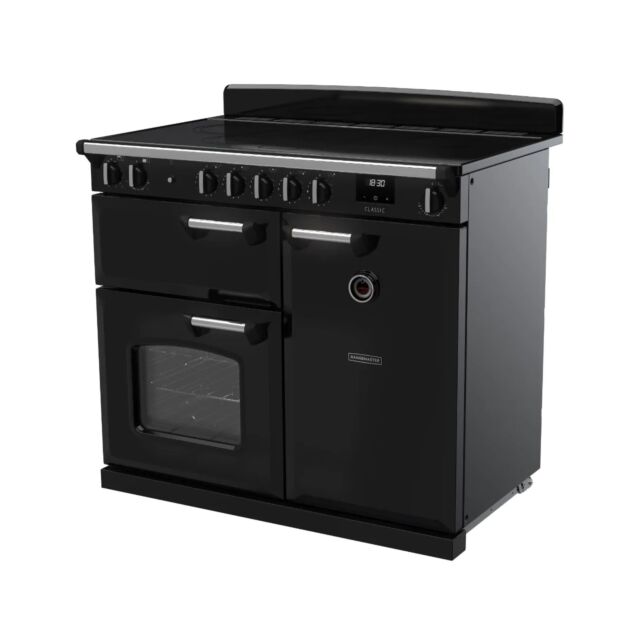 Rangemaster CL100EIPGBL/CM1 14205 CLASSIC 100 EI GLSS BLCK CM GB/IE