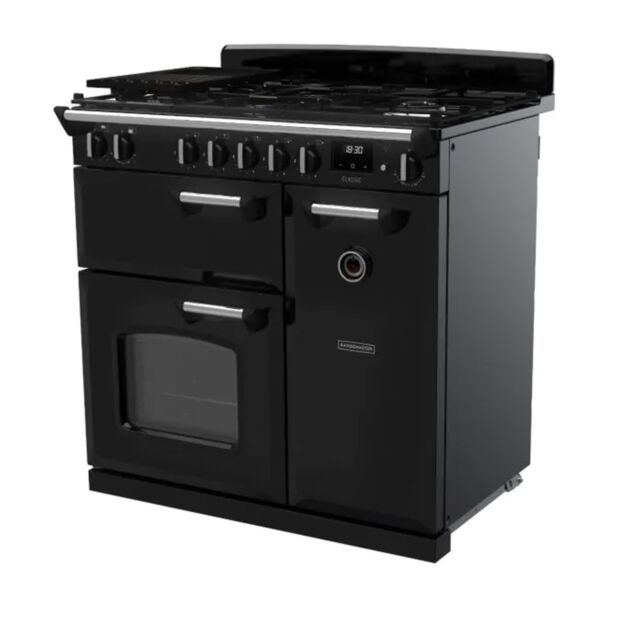 Rangemaster CL90DFPGBL/CM1 14150 CLASSIC 90 DF GLSS BLCK CM GB/IE