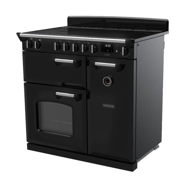 Rangemaster CL90EIPGBL/CM1 14175 CLASSIC 90 EI GLSS BLCK CM GB/IE
