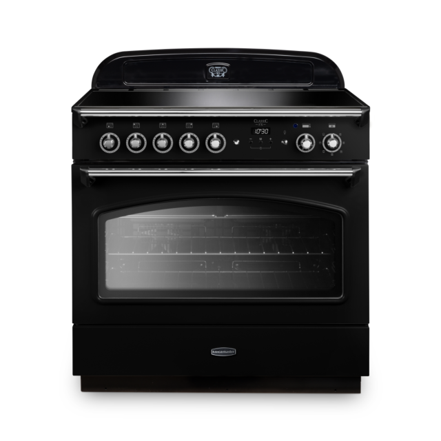 Rangemaster CLAS90FXEIBL/C 131670 CLASSIC FX 90 IND BLACK/CHR GB/IE