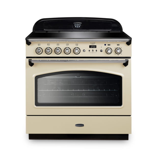 Rangemaster CLAS90FXEICR/C 131680 CLASSIC FX 90 IND CREAM/CHR GB/IE