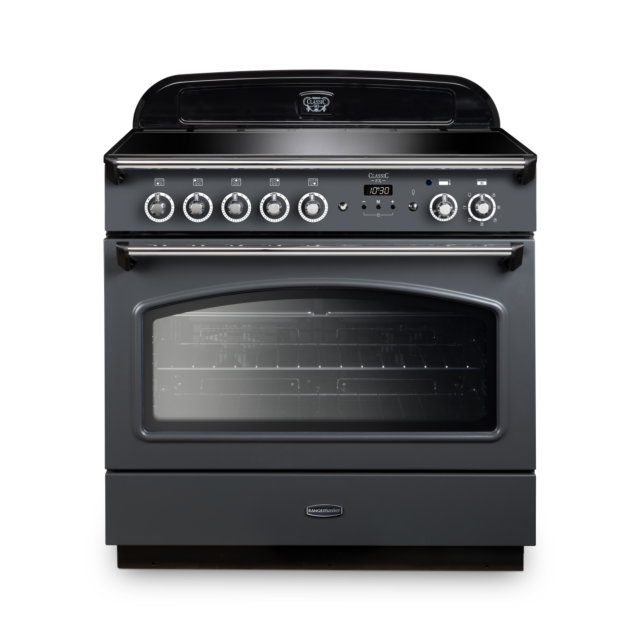 Rangemaster CLAS90FXEISL/C 131690 CLASSIC FX 90 IND SLATE/CHR GB/IE