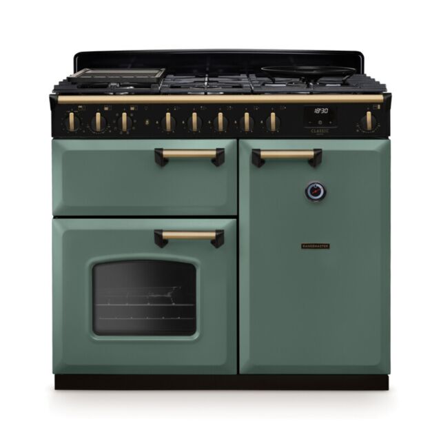 Rangemaster CLDL100DFPMGR/AB1 18298 CLASSIC DLX 100 DF MNRL GRN AB GB/IE
