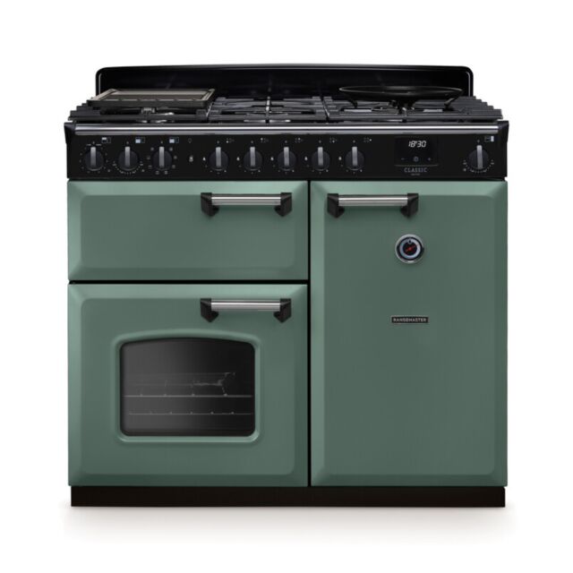 Rangemaster CLDL100DFPMGR/CM1 14641 CLASSIC DLX 100 DF MNRL GRN CM GB/IE