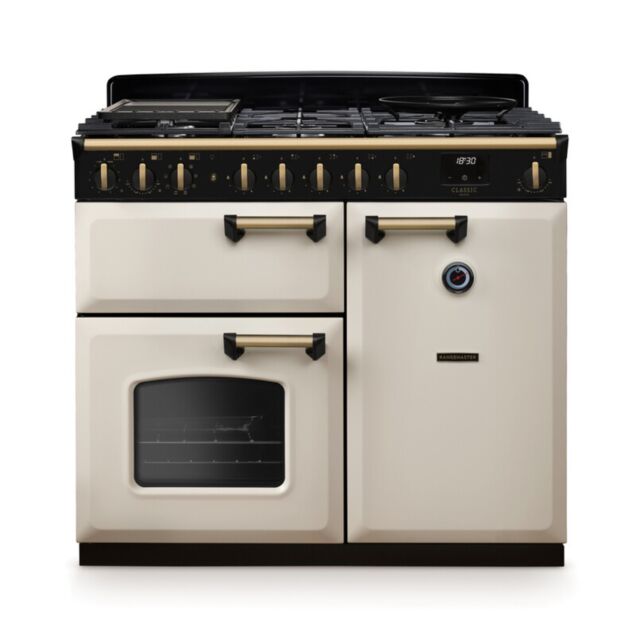 Rangemaster CLDL100DFPPCR/AB1 18300 CLASSIC DLX 100 DF PL CRM AB GB/IE