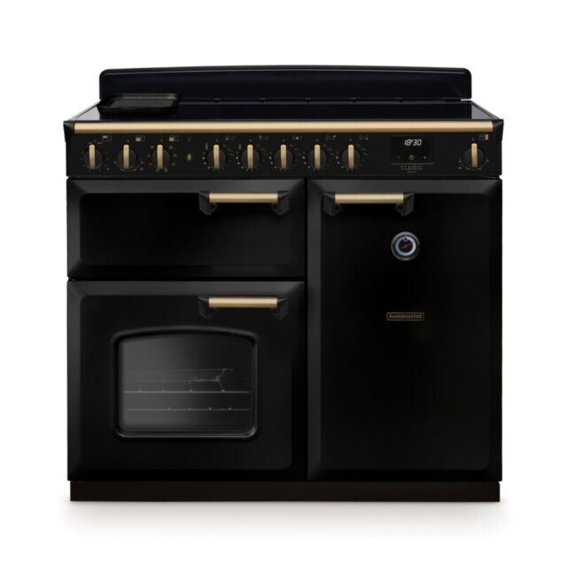 Rangemaster CLDL100EIPGBL/AB1 18309 CLASSIC DLX 100 EI GLSS BLCK AB GB/IE