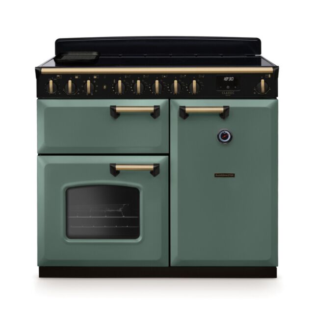 Rangemaster CLDL100EIPMGR/AB1 18312 CLASSIC DLX 100 EI MNRL GRN AB GB/IE