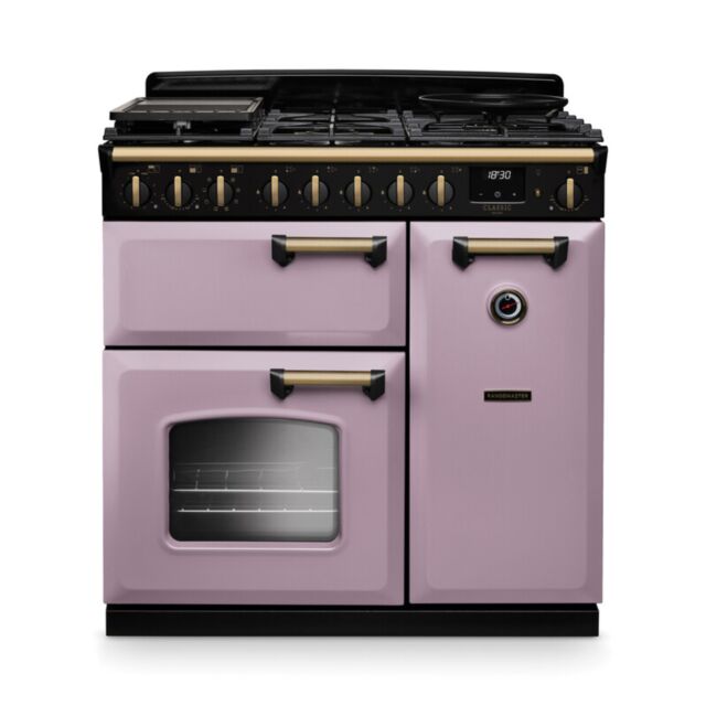 Rangemaster CLDL90DFPHTH/AB1 18403 CLASSIC DLX 90 DF HTHR AB GB/IE