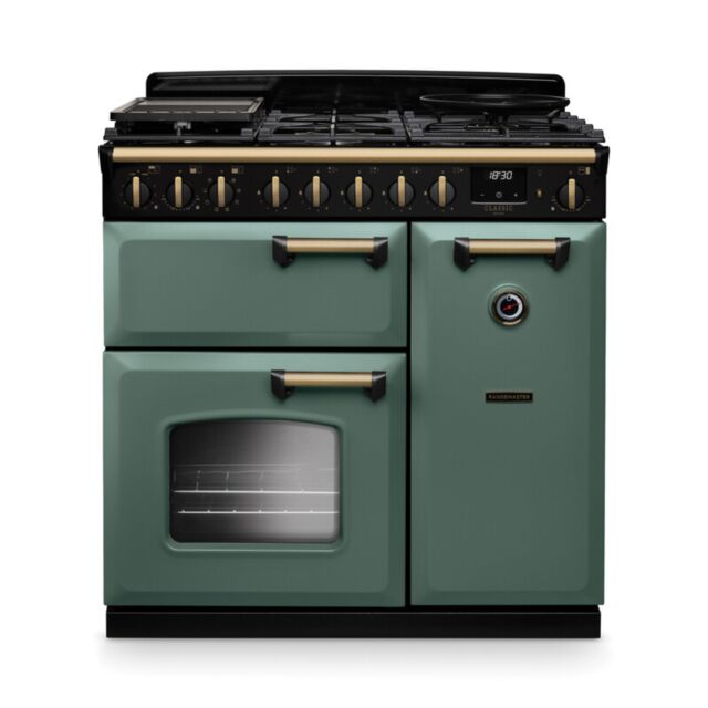 Rangemaster CLDL90DFPMGR/AB1 18258 CLASSIC DLX 90 DF MNRL GRN AB GB/IE