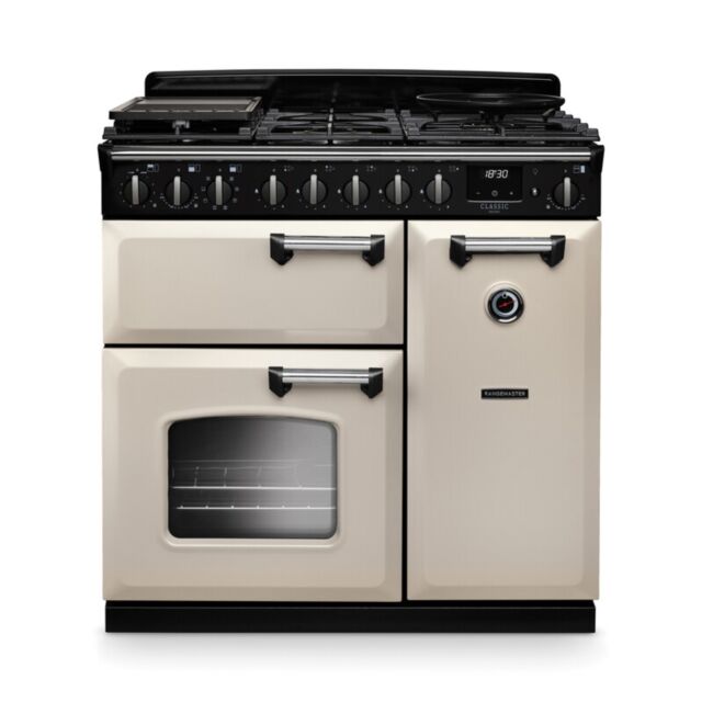 Rangemaster CLDL90DFPPCR/CM1 14541 CLASSIC DLX 90 DF PL CRM CM GB/IE
