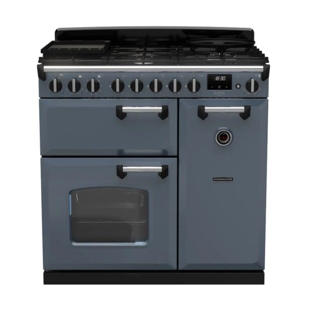 Rangemaster CLDL90DFPSTB/CM1 14540 CLASSIC DLX 90 DF STN BL CM GB/IE