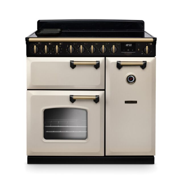 Rangemaster CLDL90EIPPCR/AB1 18280 CLASSIC DLX 90 EI PL CRM AB GB/IE