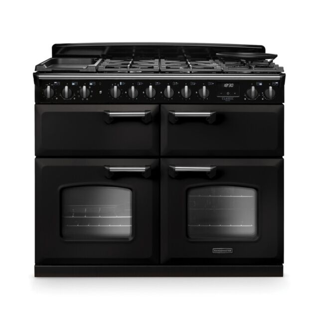 Rangemaster CLDLB110DFPCBL/CM1 14875 CLASSIC DLX BC 110 DF CHRCL BLCK CM GB/IE