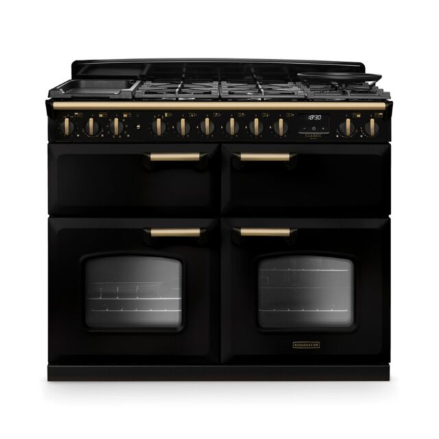 Rangemaster CLDLB110DFPGBL/AB1 18363 CLASSIC DLX BC 110 DF GLSS BLCK AB GB/IE