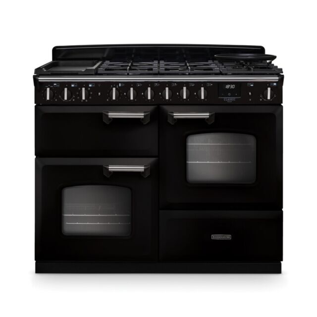Rangemaster CLDLO110DFPGBL/CM1 14706 CLASSIC DLX OC 110 DF GLSS BLCK CM GB/IE