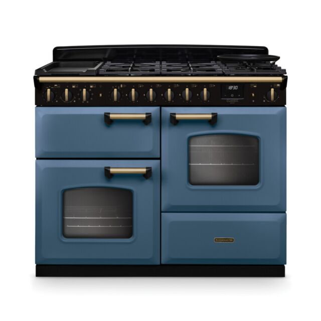 Rangemaster CLDLO110DFPSTB/AB1 18327 CLASSIC DLX OC 110 DF STN BL AB GB/IE