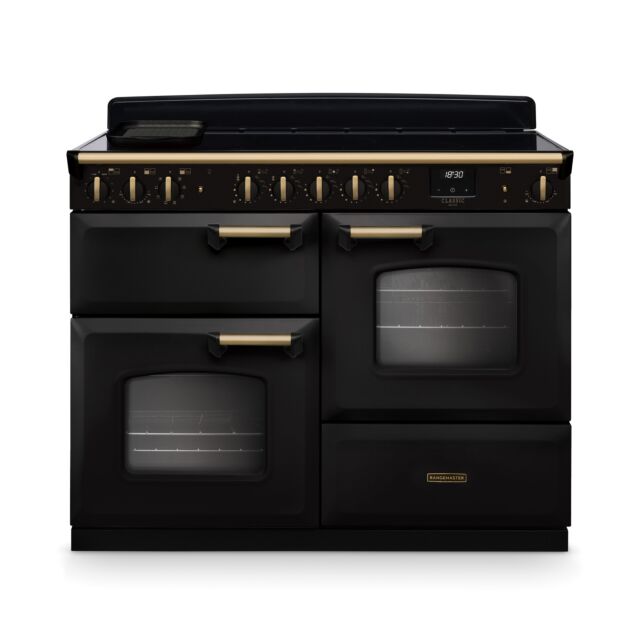 Rangemaster CLDLO110EIPCBL/AB1 18344 CLASSIC DLX OC 110 EI CHRCL BLCK AB GB/IE