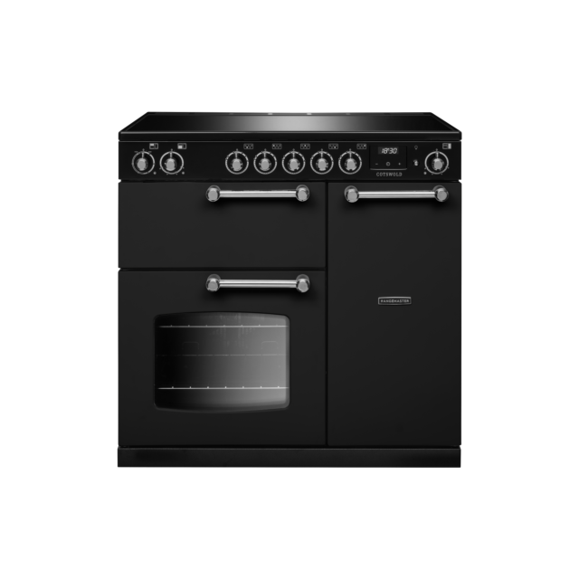 Rangemaster COT90EIPCBL/CM1 19926 COTSWOLD 90 EI CHRCL BLK CM GB/IE
