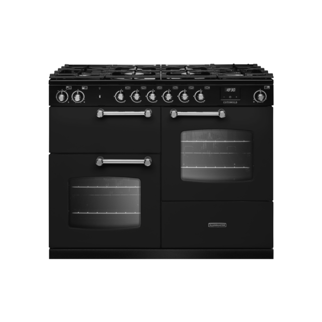 Rangemaster COTO110DFPCBL/CM1 19934 COTSWOLD OC 110 DF CHRCL BLK CM GB/IE