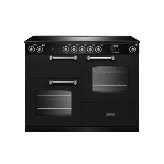 Rangemaster COTO110EIPCBL/CM1 19938 COTSWOLD OC 110 EI CHRCL BLK CM GB/IE