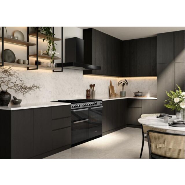Rangemaster EDDL90EIGBLK/CM1 15802 EDGE DLX 90 EI BLCK GLS CM GB/IE