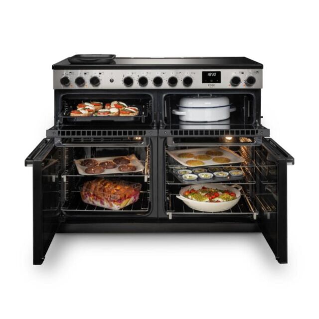 Rangemaster EDDLO110EIGBLK/CM1 15822 EDGE DLX OC 110 EI BLCK GLS CM GB/IE