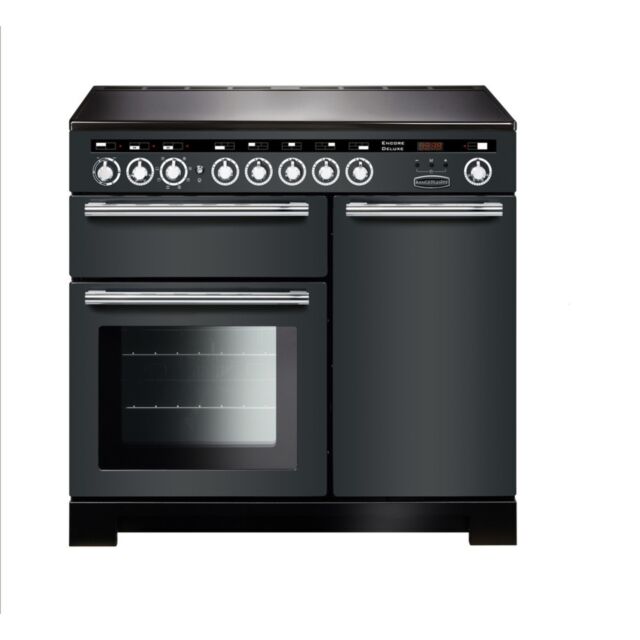 Rangemaster EDL100EISL/C 117350 ENCORE DL 100 IND. SLATE CHROME TRIM