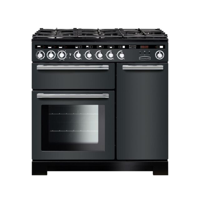 Rangemaster EDL90DFFSL/C 117190 ENCORE DL 90 DF SLATE CHROME TRIM