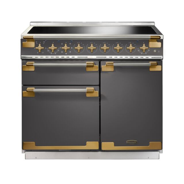 Rangemaster ELS100EISL/AB 135270 ELISE 100 IND. SLATE ANTIQUE BRASS GB/IE
