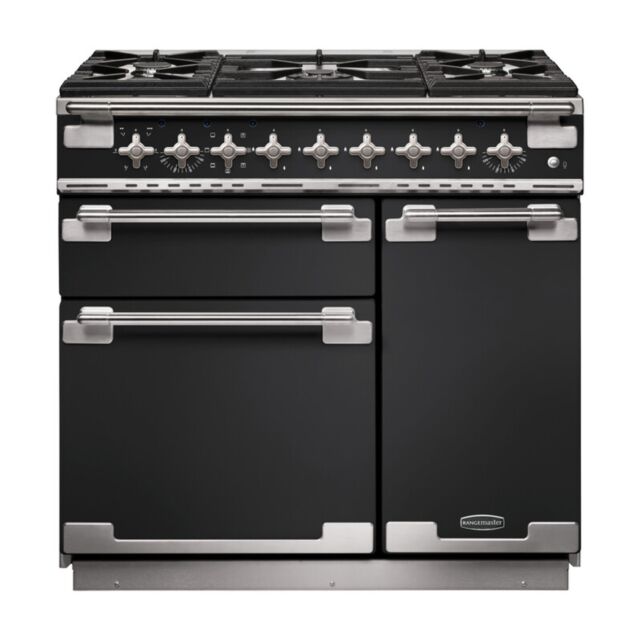 Rangemaster ELS90DFFCB/ 127090 ELISE 90 DF CHARCOAL BLACK