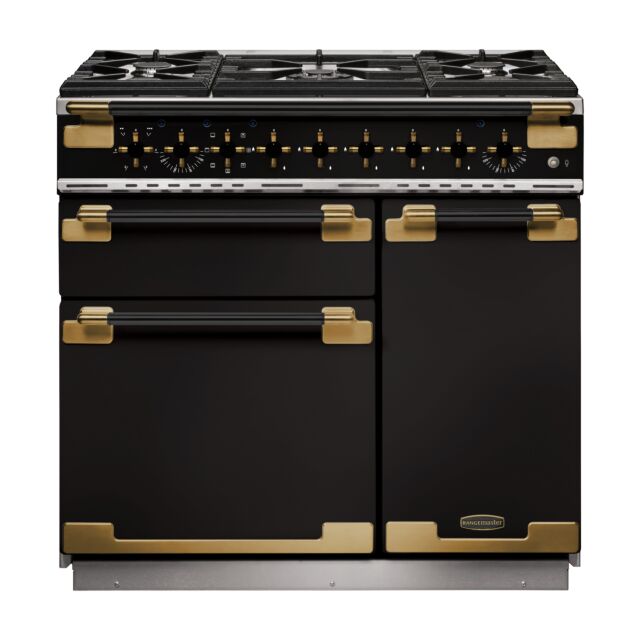 Rangemaster ELS90DFFGB/BE 136330 ELISE 90 DF GBLK BLACK ANTIQUE GB/IE