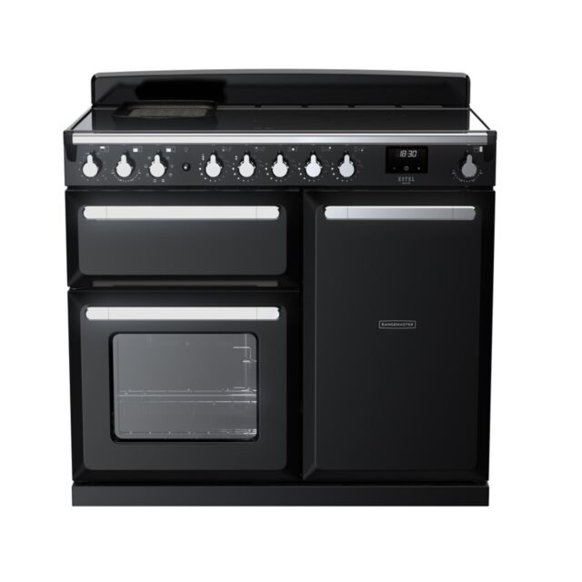 Rangemaster ESDL100EIPGBL/CM1 15112 ESTEL DLX 100 EI GLSS BLCK CM GB/IE