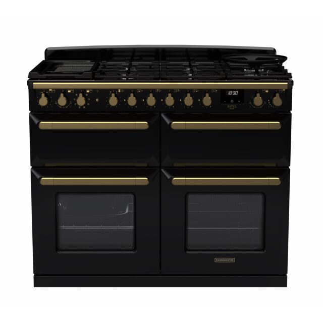 Rangemaster ESDLB110DFPGBL/AB1 18144 ESTEL DLX BC 110 DF GLSS BLCK AB GB/IE