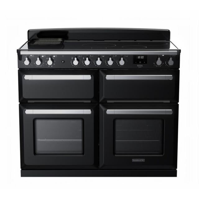 Rangemaster ESDLB110EIPGBL/CM1 15299 ESTEL DLX BC 110 EI GLSS BLCK CM GB/IE