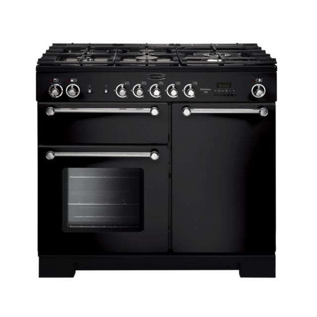 Rangemaster KCH100DFFBL/C 98790 KITCHENER 100 DF BLACK CHROME
