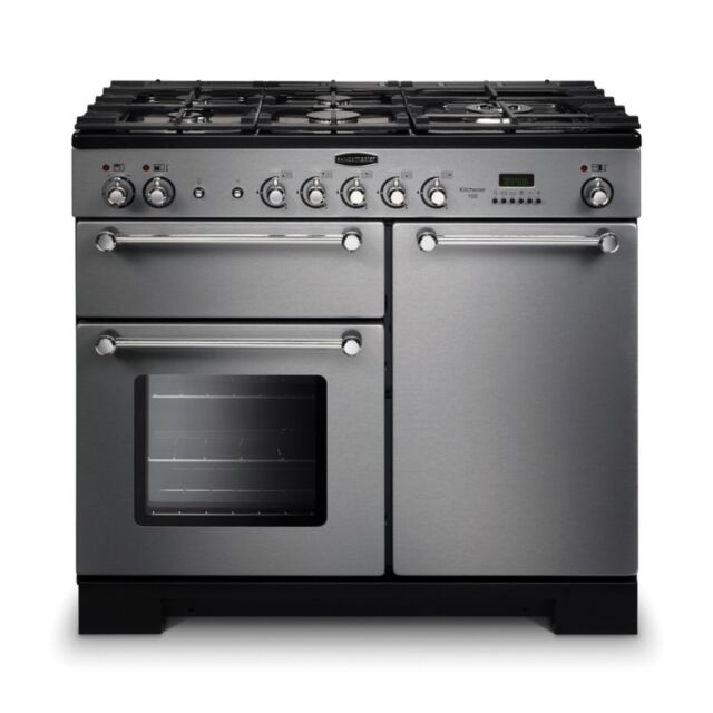 Rangemaster KCH100DFFSS/C 98780 KITCHENER 100 DF ST/STEEL CHROME