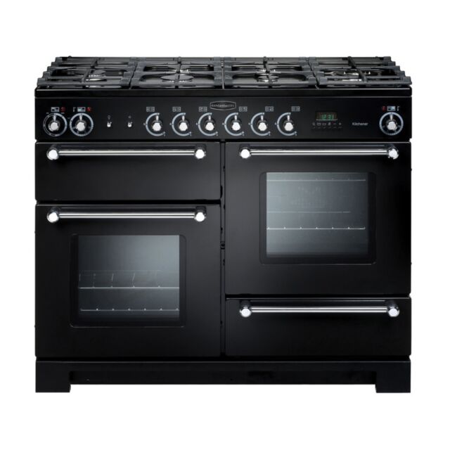 Rangemaster KCH110DFFBL/C 76280 KITCHENER 110 DF BLACK CHROME