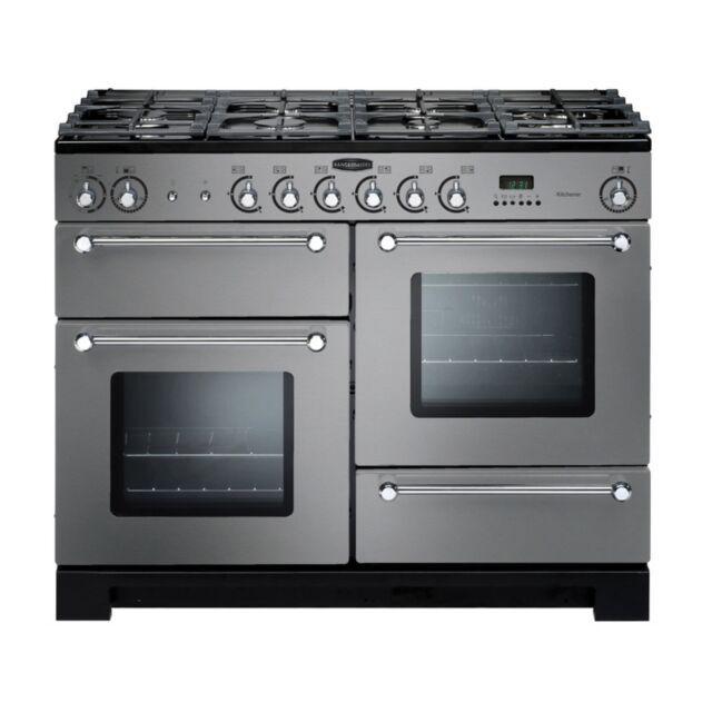 Rangemaster KCH110DFFSS/C 98830 KITCHENER 110 DF ST/STEEL CHROME