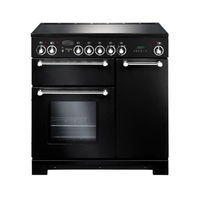 Rangemaster KCH90ECBL/C 79270 KITCHENER 90 CER. BLACK CHROME
