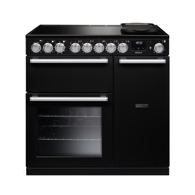 Rangemaster NEX90EIPCBL/CM1 16368 NEXUS LUX 90 EI CHRCL BLK CM GB/IE