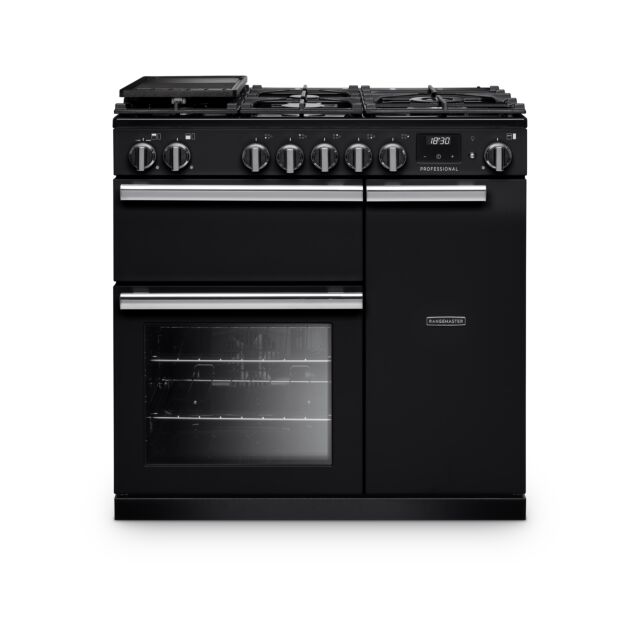 Rangemaster PR90DFPCBL/CM1 19906 NEW PROFESS 90 DF CHRCL BLK CM GB/IE