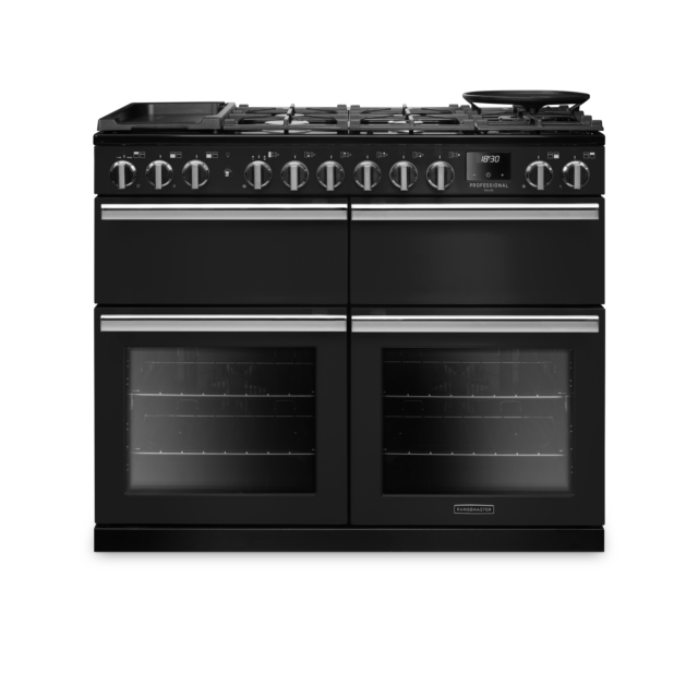 Rangemaster PRDLB110DFPCBL/CM1 15611 PROFESS DLX BC 110 DF CHRCL BLK CM GB/IE