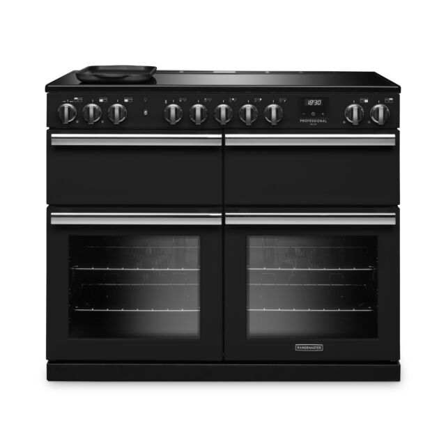Rangemaster PRDLB110EIPCBL/CM1 15629 PROFESS DLX BC 110 EI CHRCL BLK CM GB/IE